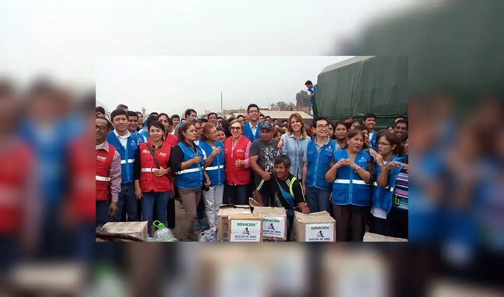 Donaciones fueron entregadas a pobladores de Carapongo Donaciones fueron entregadas a pobladores de Carapongo