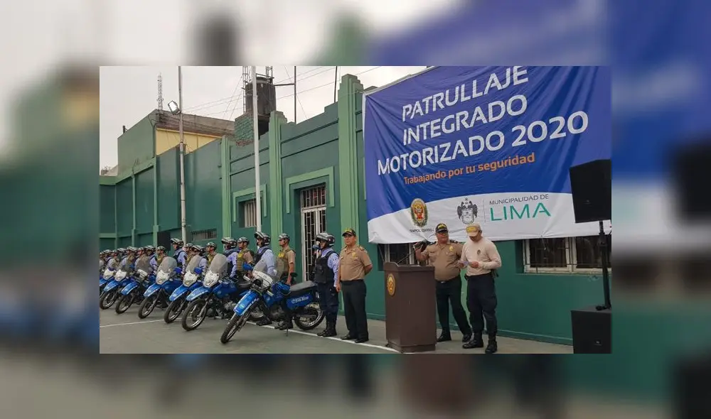 "Plan de patrullaje integrado en motocicleta" es una nueva iniciativa propiciada por la Municipalidad de Lima.
