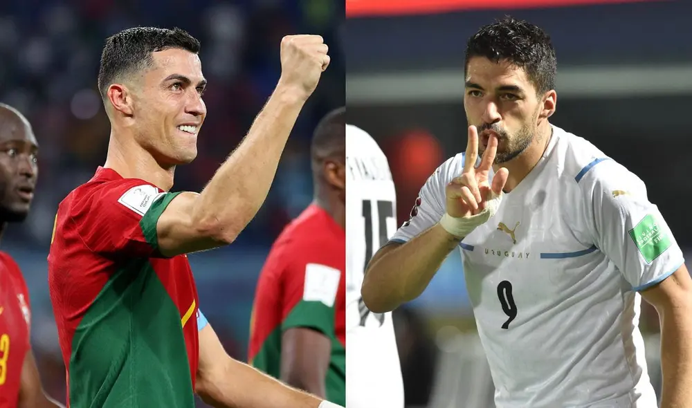 Cristiano y Suárez son jugadores destacados en sus selecciones. Foto: composición AFP Cristiano y Suárez son jugadores destacados en sus selecciones. Foto: composición AFP