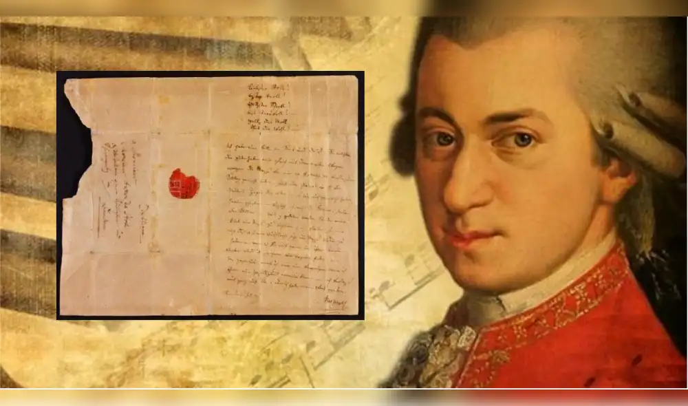 Publican carta de Mozart escrita poco antes de morir Publican carta de Mozart escrita poco antes de morir