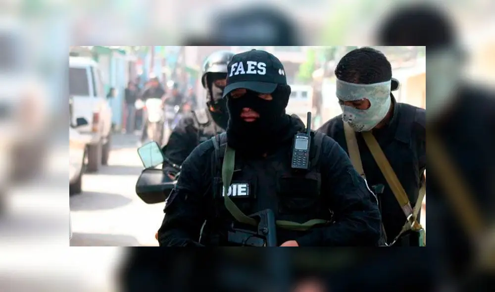 FAES son acusados de asesinar personas de manera extrajudicial. Foto: Difusión FAES son acusados de asesinar personas de manera extrajudicial. Foto: Difusión