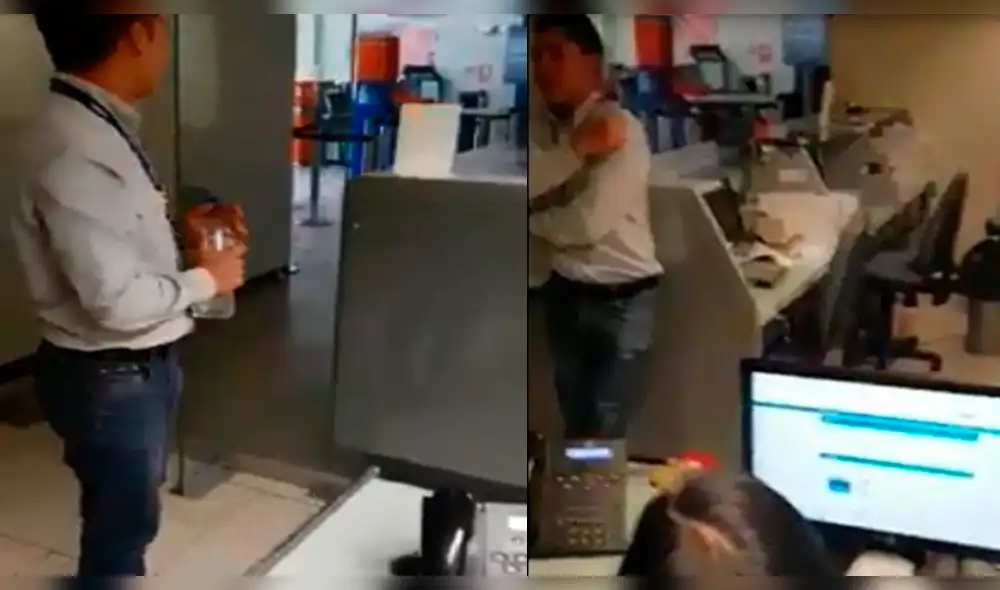 Facebook: Desconcierto por supuesto suceso paranormal captado en banco local Facebook: Desconcierto por supuesto suceso paranormal captado en banco local