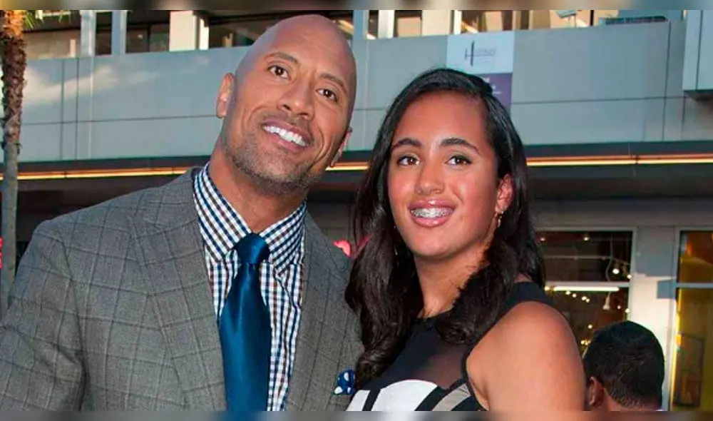 Dwayne Johnson dedica homenaje a sus tres hijas por el Día Internacional de la Mujer. Foto: Difusión