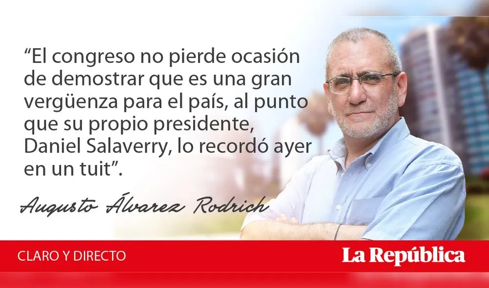 Congreso corrupto y mediocre