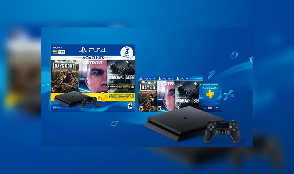 Paquete especial de PlayStation 4 incluirá estos videojuegos y membresía en PS Plus [VIDEOS]