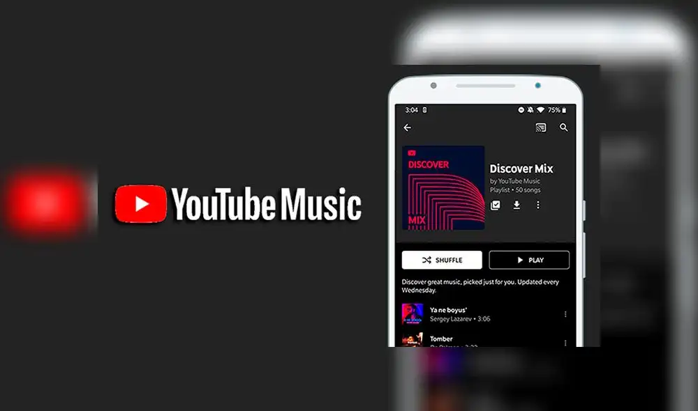 YouTube Music ya permite ver las letras de las canciones en Android e iOS