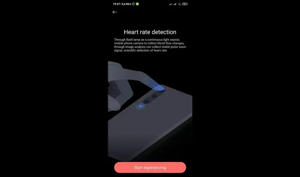 Para hacer la medición, utilizará la cámara y flash del celular. | Foto: XDA-Developers