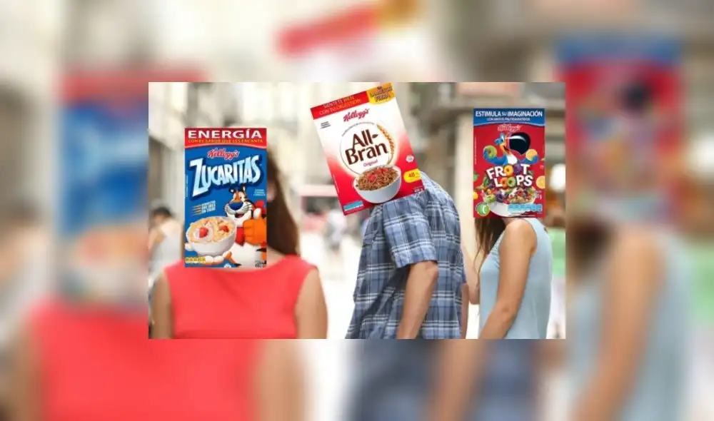 El triángulo amoroso entre Froot Loops, All Bran y Zucaritas que es viral en redes sociales [FOTOS]