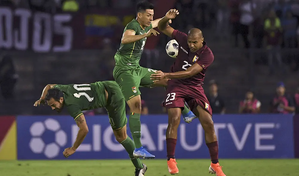 Venezuela derrotó 4-1 a Bolivia. Foto: AFP. Venezuela derrotó 4-1 a Bolivia. Foto: AFP.