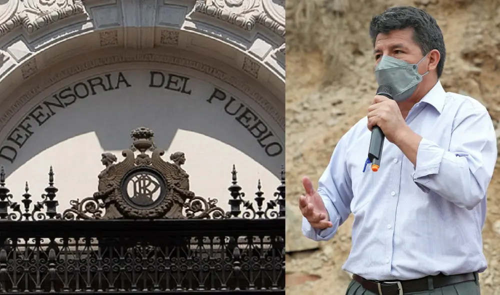 Defensoría sobre Pedro Castillo. Foto: Defensoría / Presidencia