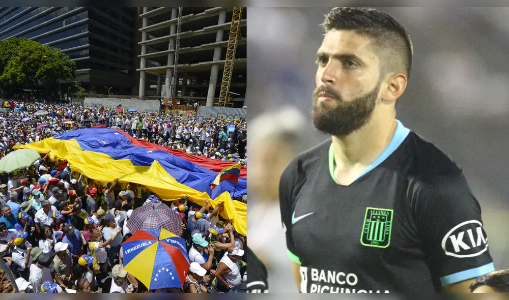 Rubert Quijada, defensa de Alianza Lima, habla de la crisis en Venezuela. Foto: Líbero Rubert Quijada, defensa de Alianza Lima, habla de la crisis en Venezuela. Foto: Líbero