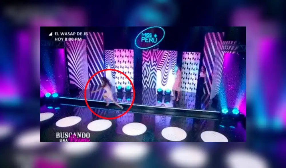 Miss Perú 2017: candidatas sufrieron penosas caídas sobre el escenario [VIDEO]