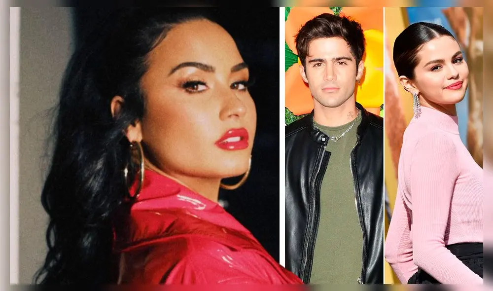 Demi Lovato reaccionó molesta a los presuntos tweets de Max Ehrich hacia Selena Gomez. Crédito: fotocomposición