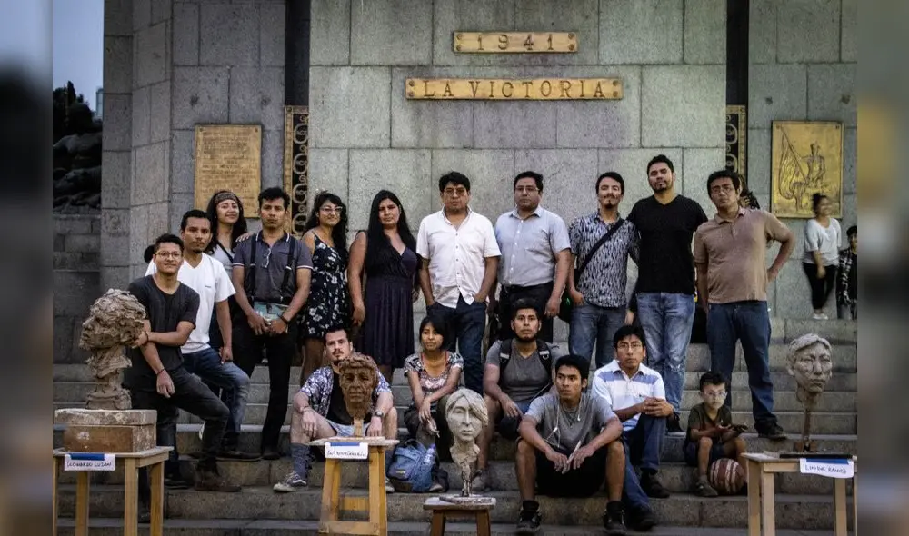 Integrantes del movimiento artístico templo Furor.