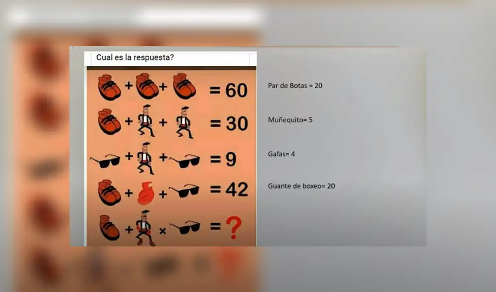 Desliza para conocer la respuesta de este reto matemático que se viralizó en YouTube. Foto: Captura. Desliza para conocer la respuesta de este reto matemático que se viralizó en YouTube. Foto: Captura.