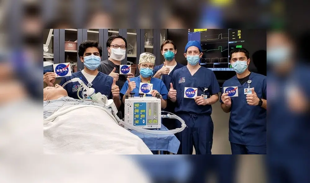 Equipo peruano ganador del ventilador mécanico elaborado por la NASA. Créditos: Yanin Remont.