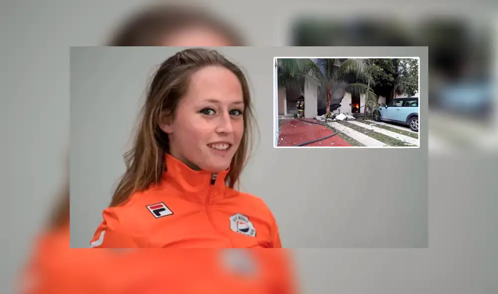 La excampeona mundial de judo Kim Akker en la explosión de una vivienda que alquiló en Quintana Roo, México.