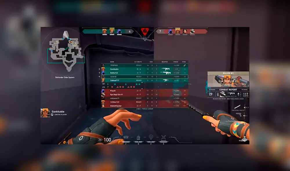 Y hasta un arma de corto alcance.