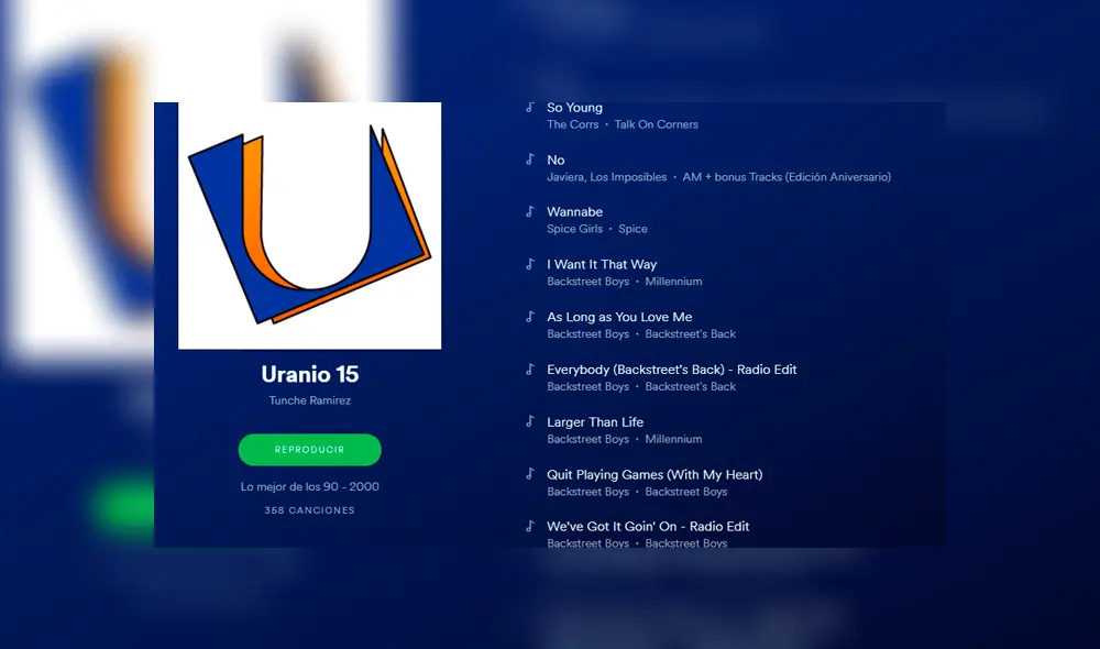 Facebook viral: peruanos 'noventeros' se emocionan con el retorno de 'Uranio 15' gracias a Spotify [VIDEO]