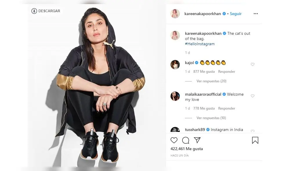 Kareena Kapoor hace oficial su nuevo rol como embajadora de Puma