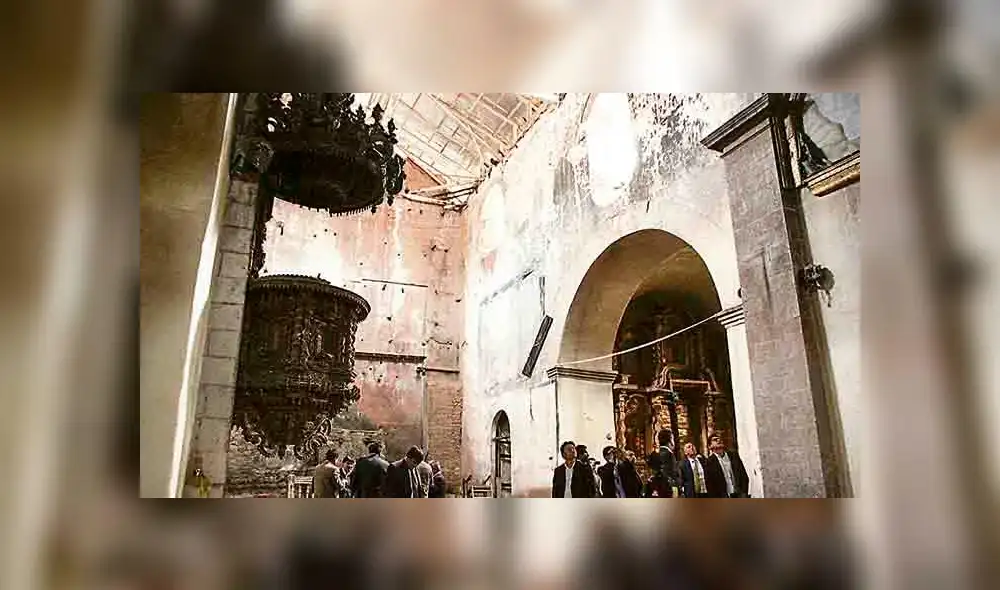 Buscan recursos para restaurar templo de San Sebastián en Cusco