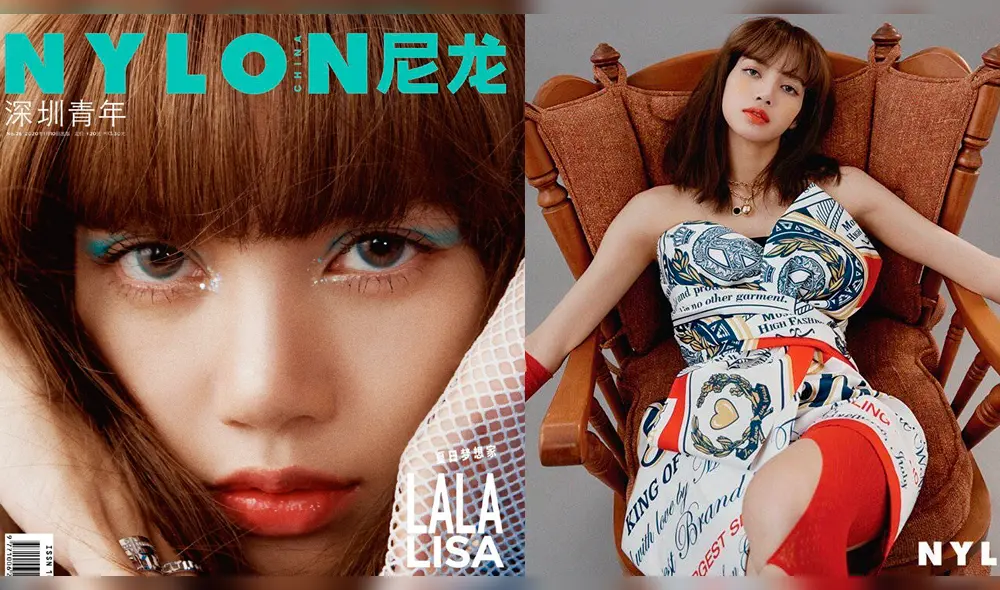 BLACKPINK: La portada donde Lisa usa el delineador turquesa fue tendencia en Weibo.