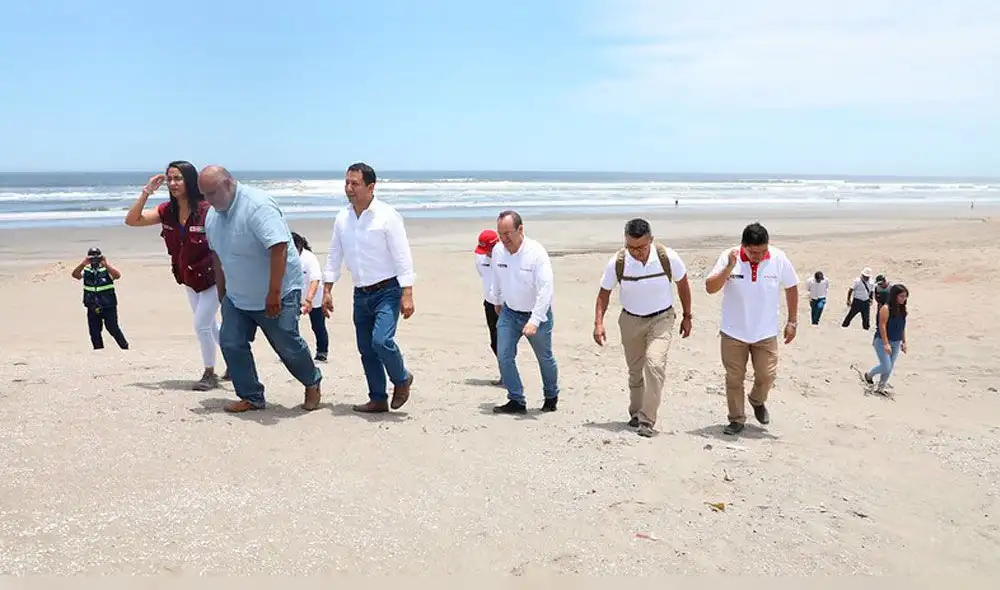 Viceministro José Salardi Rodríguez visitó terreno donde se construirá Parque Industrial de Chiclayo.