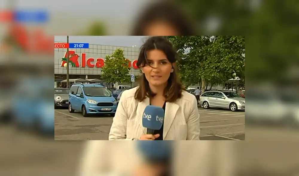 YouTube: Reportera española huye de transmisión en vivo tras cometer error [VIDEO]