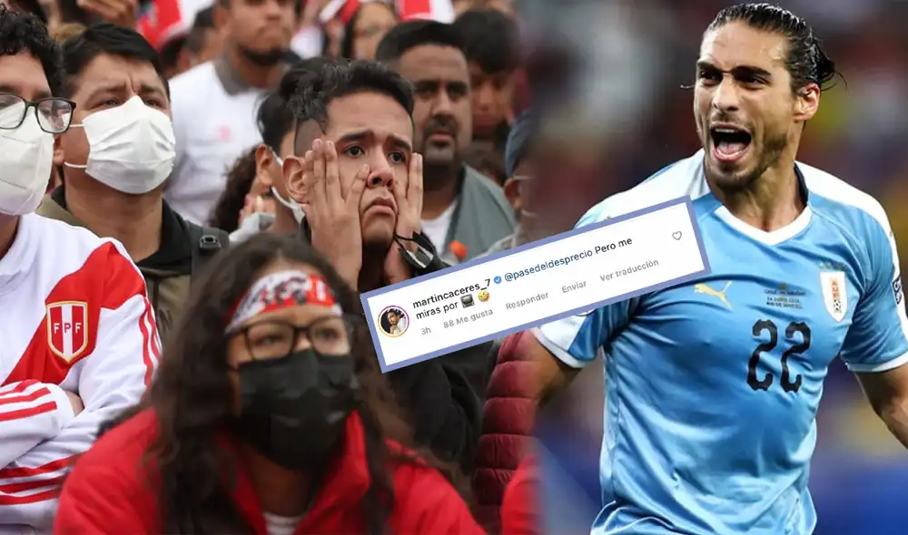 El jugador uruguayo no se guardó nada
y mandó una indirecta sobre la derrota de Perú frente a Australia. Foto: composición LR/ Andina/ Instagram El jugador uruguayo no se guardó nada
y mandó una indirecta sobre la derrota de Perú frente a Australia. Foto: composición LR/ Andina/ Instagram