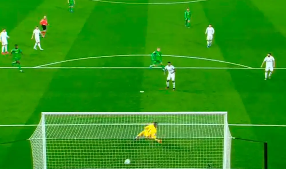 Odegaard marcó el primer gol de la Real Sociedad ante el Real Madrid. Foto: Captura Odegaard marcó el primer gol de la Real Sociedad ante el Real Madrid. Foto: Captura