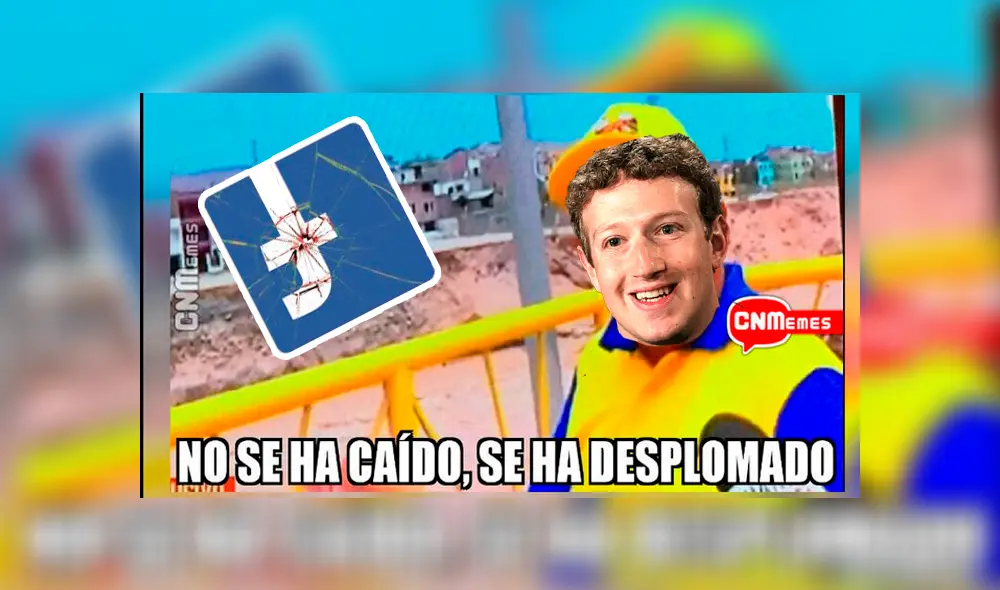 Desliza para ver los memes de la caída de Facebook. Foto: Captura. Desliza para ver los memes de la caída de Facebook. Foto: Captura.