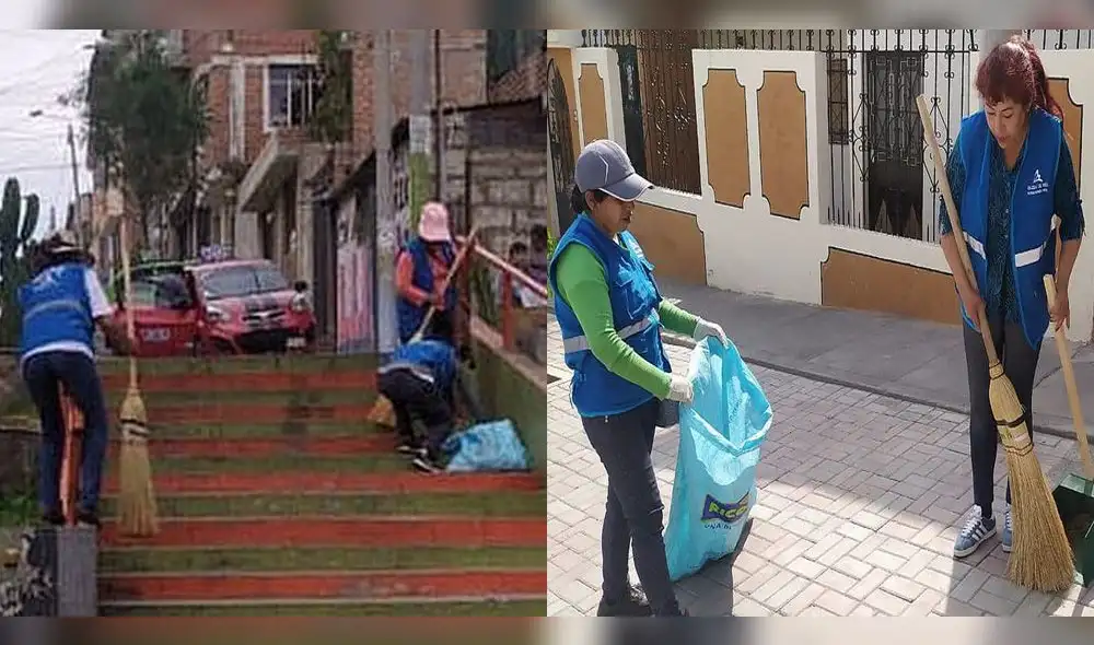 Se recolectó botellas de plástico, cajas de cartón, bolsas de plástico, entre otros.