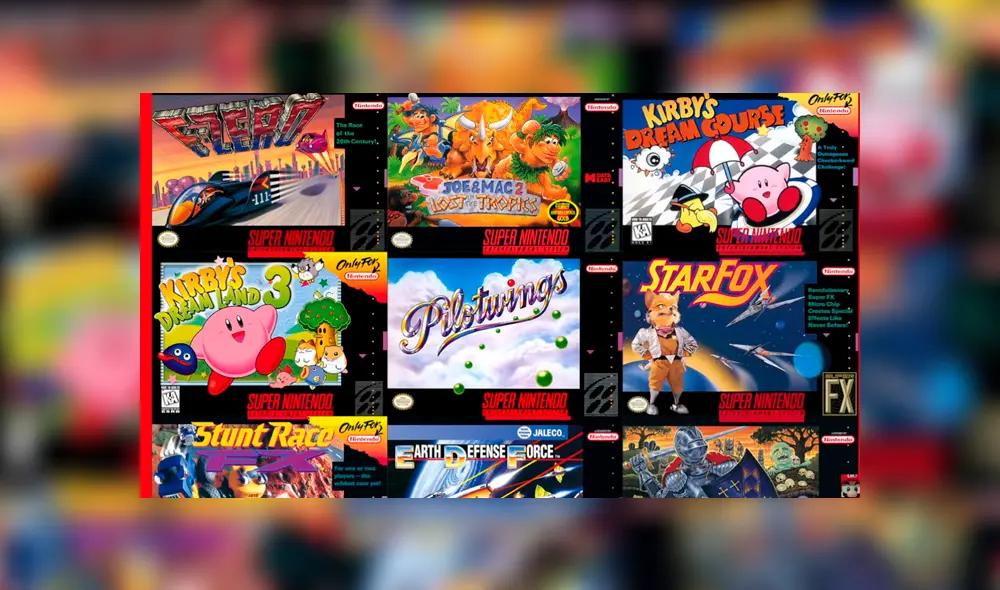 Juegos de SNES en Nintendo Switch Online