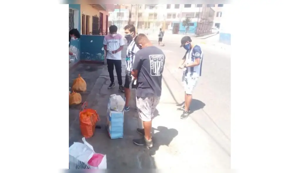 Alianza Lima: hincha ayuda a su par de Universitario en plena pandemia por coronavirus. Foto: Facebook Alianza Lima: hincha ayuda a su par de Universitario en plena pandemia por coronavirus. Foto: Facebook