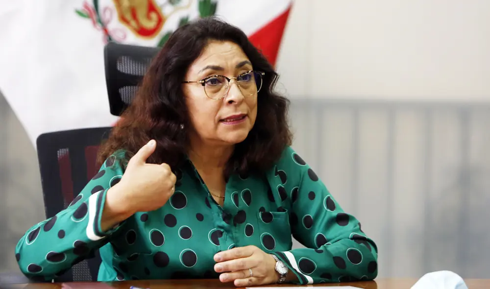 Violeta Bermúdez reiteró que la crisi política afectó la llegada de la vacuna contra la COVID-19. Foto: La República Violeta Bermúdez reiteró que la crisi política afectó la llegada de la vacuna contra la COVID-19. Foto: La República