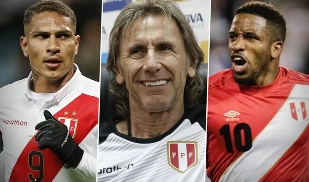 Ricardo Gareca opinó sobre Paolo Guerrero y Jefferson Farfán. | Foto: Composición de Gerson Carson