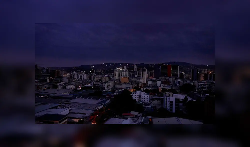 Nuevo apagón masivo se registra en Venezuela. Foto: AFP