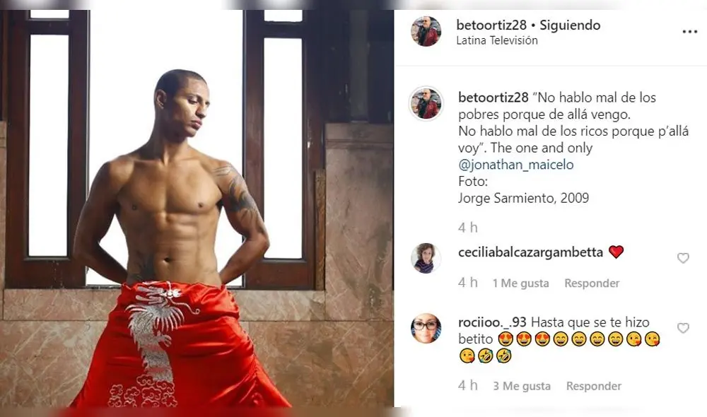 Beto Ortiz usa foto de Jonathan Maicelo desnudo para promocionar “El valor de la verdad”