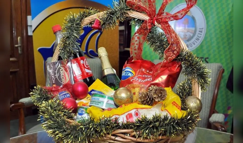 Canasta navideña Canasta navideña