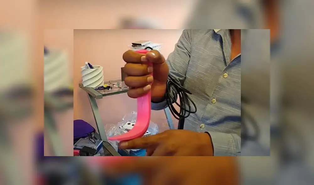 El artefacto ayudará a la intubación de pacientes con la enfermedad. Foto: Captura. El artefacto ayudará a la intubación de pacientes con la enfermedad. Foto: Captura.