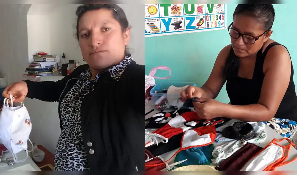 Ellas encontraron el negocio perfecto: la confección y venta de mascarillas.