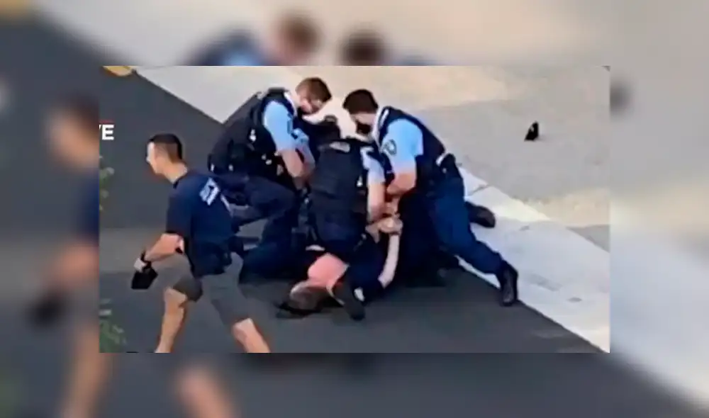 Seis policías detuvieron a excompañero con gas pimienta y pistola eléctrica [VIDEO]