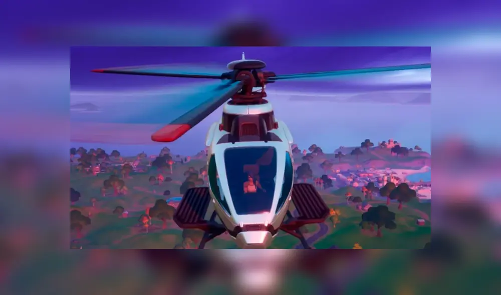 El bug del helicóptero Choppa está en Fortnite desde hace mucho, pero Epic Games aún no lo soluciona. Foto: Fortnite.