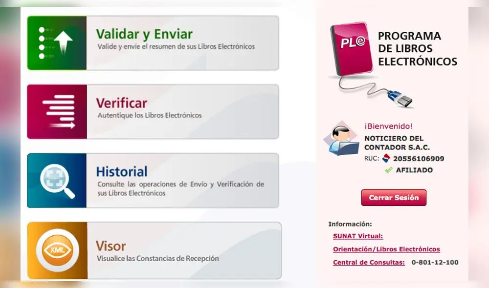 Sunat: ¿Cómo crear y declarar el libro electrónico PLE de mi empresa?