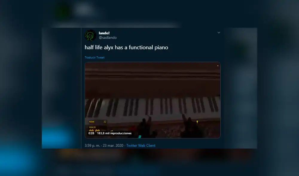 Al parecer, el usuario es un músico entrenado.