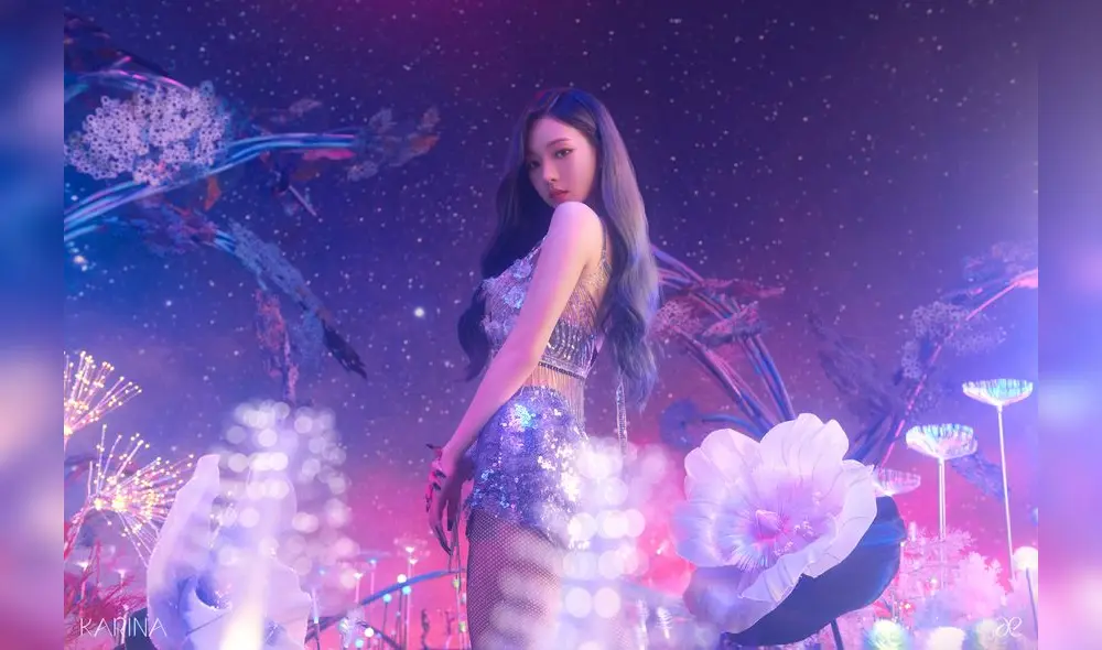 yoo jimin, aespa, karina yoo jimin, aespa, karina