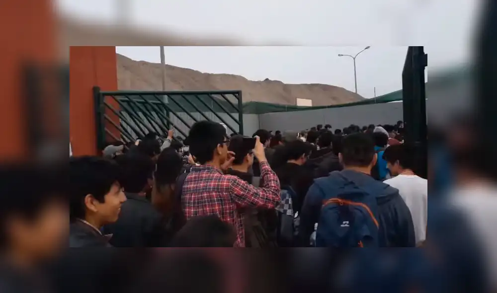 Facebook: critican a alumnos de la UNMSM que corrieron para ser los primeros en el 'almuerzo especial' [VIDEO]