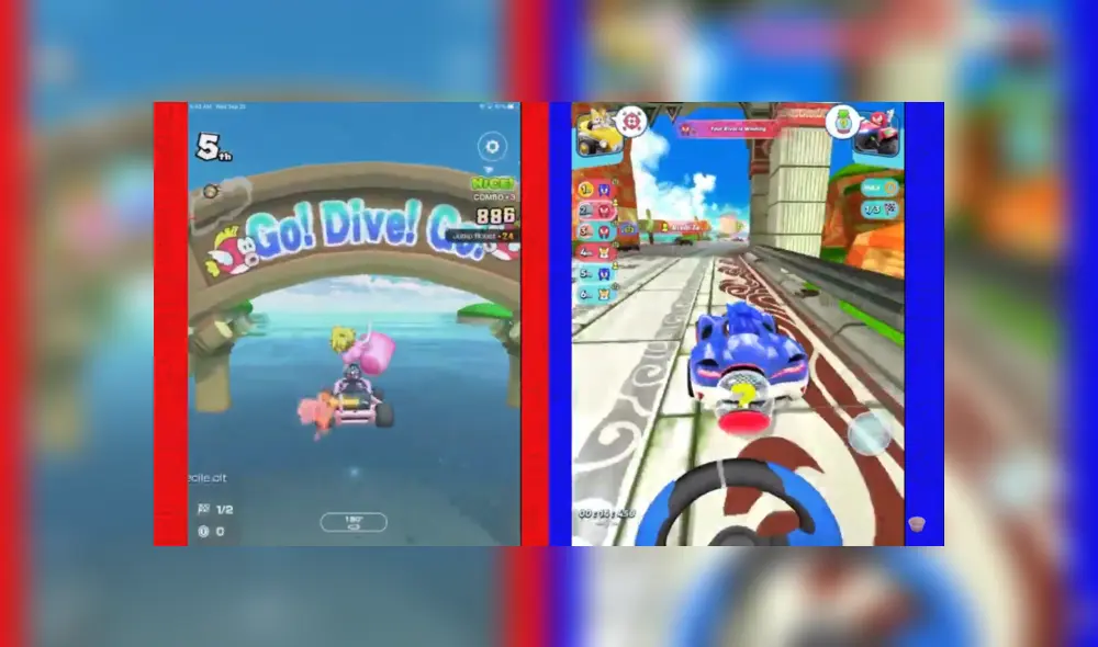 Mario Kart Tour vs Sonic Racing ¿Cuál es mejor?