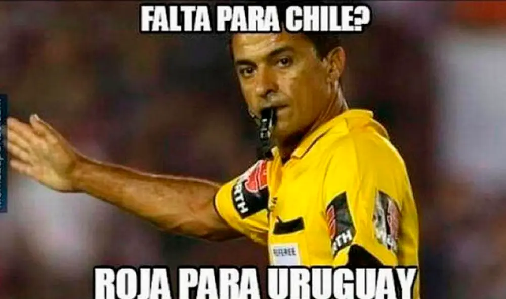 Uruguay derrotó a Chile 1-0 y los hilarantes memes no se hicieron esperar.