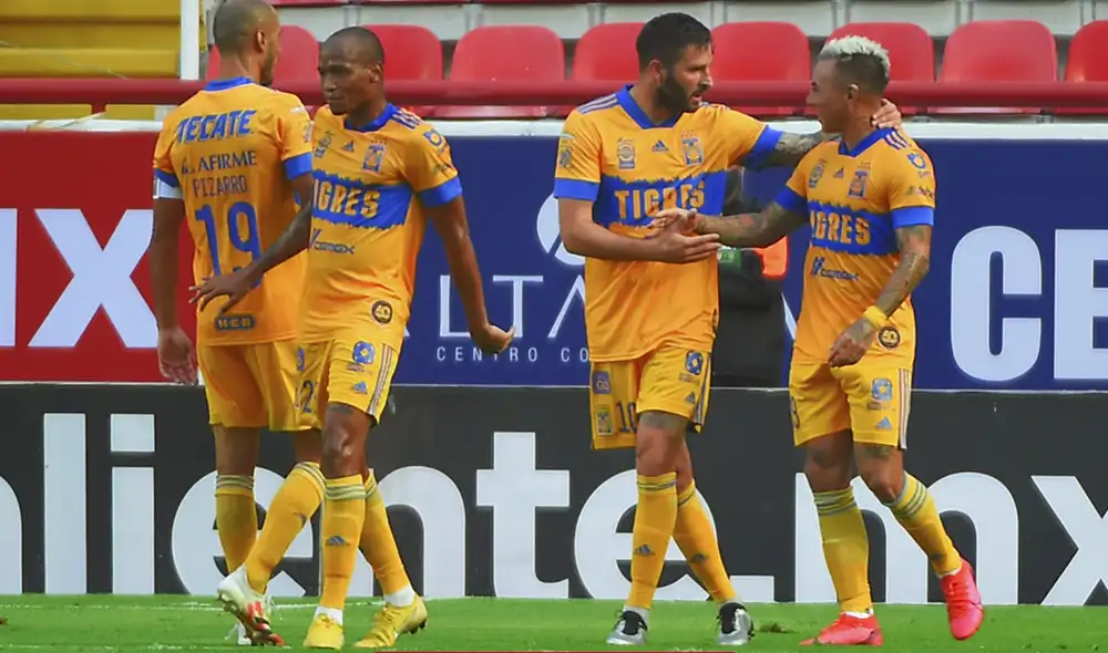 Tigres goleó como visitante a Necaxa por 3-0 en su primer partido del torneo Guardianes 2020. Foto: @ESPNmx